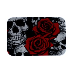 Roses And Skulls Open Lid Metal Box (silver)  