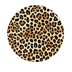 Leopard Mini Round Pill Box