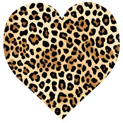 Leopard Wooden Puzzle Heart