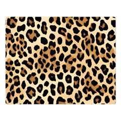 Leopard Premium Plush Fleece Blanket (large)