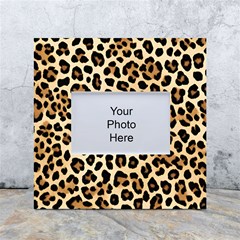 Leopard White Box Photo Frame 4  X 6 