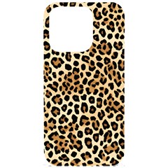 Leopard Iphone 15 Pro Black Uv Print Pc Hardshell Case