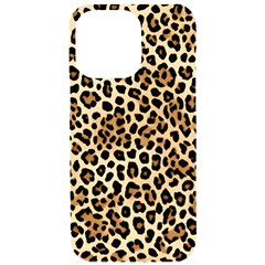 Leopard Iphone 15 Pro Max Black Uv Print Pc Hardshell Case