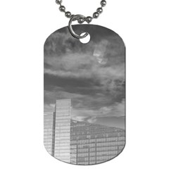 Cloudy Sky City Dog Tag (two-sided) 