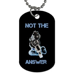 Pointing Hand Gun Dog Tag (one Sided) by MissUniqueDesignerIs