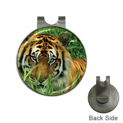 Tiger Golf Ball Marker Hat Clip by ironman2222