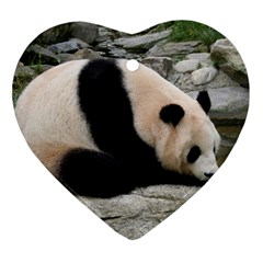 Giant Panda Ornament (heart)