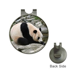 Giant Panda Golf Ball Marker Hat Clip by ironman2222