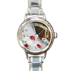 Western Wedding Festival Round Italian Charm Watch by ironman2222