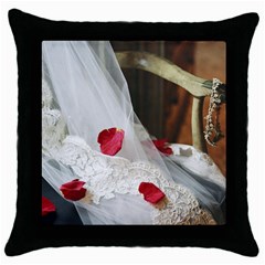 Western Wedding Festival Throw Pillow Case (black) by ironman2222