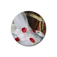 Western Wedding Festival Rubber Round Coaster (4 Pack) by ironman2222