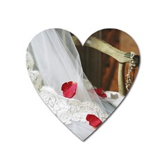 Western Wedding Festival Magnet (heart)