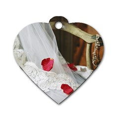 Western Wedding Festival Dog Tag Heart (one Side) by ironman2222