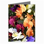 Multi colore flowers Greeting Card