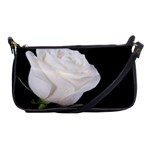 White rose Shoulder Clutch Bag