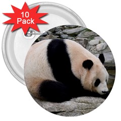 Giant Panda 3  Button (10 Pack)