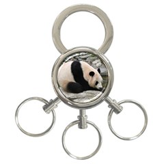 Giant Panda 3-ring Key Chain