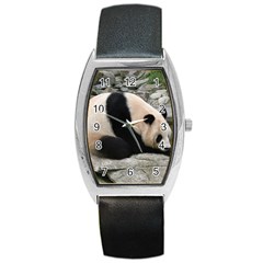 Giant Panda Barrel Style Metal Watch