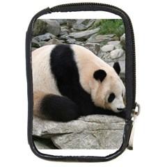 Giant Panda Compact Camera Leather Case by ironman2222