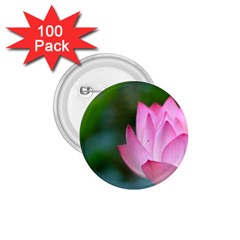 Red Pink Flower 1 75  Button (100 Pack) 