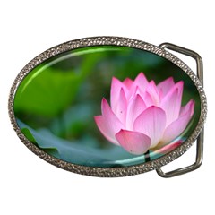 Red Pink Flower Belt Buckle