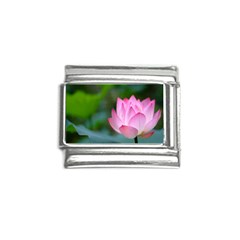 Pink Flowers Italian Charm (9mm)