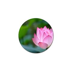 Pink Flowers Golf Ball Marker