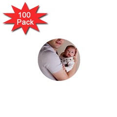 Father And Son Hug 1  Mini Button (100 Pack) 