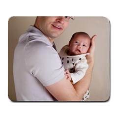 Father And Son Hug Large Mousepad by ironman2222