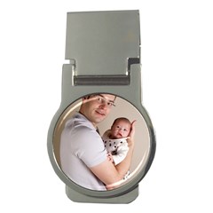 Father And Son Hug Money Clip (round) by ironman2222