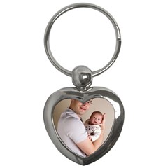 Father And Son Hug Key Chain (heart) by ironman2222