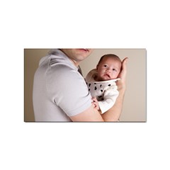 Father And Son Hug Sticker (rectangular) by ironman2222