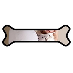 Father And Son Hug Magnet (dog Bone)