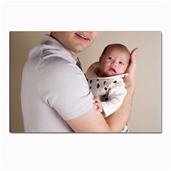 Father And Son Hug Postcard 4 x 6  (pkg Of 10) by ironman2222