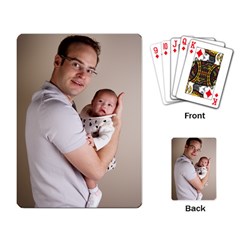 Father And Son Hug Playing Cards Single Design by ironman2222