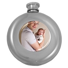 Father And Son Hug Hip Flask (5 Oz) by ironman2222