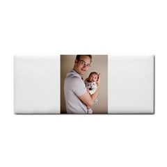 Father And Son Hug Hand Towel by ironman2222