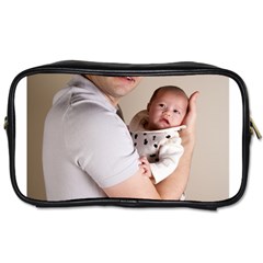 Father And Son Hug Toiletries Bag (one Side) by ironman2222