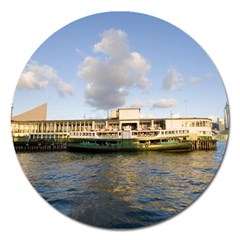 Hong Kong Ferry Magnet 5  (Round)