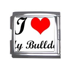 I-love-my-bulldog Mega Link Italian Charm (18mm)