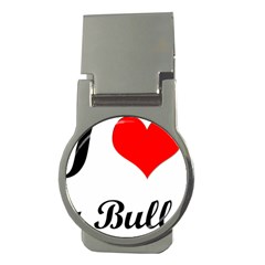 I-love-my-bulldog Money Clip (round) by swimsuitscccc