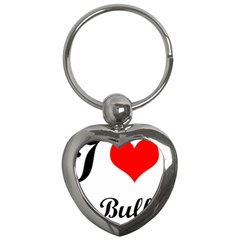 I-love-my-bulldog Key Chain (heart) by swimsuitscccc