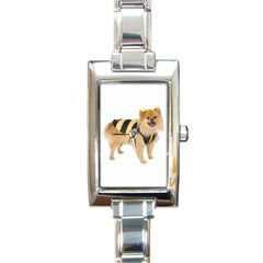 Dog-photo Rectangular Italian Charm Watch by swimsuitscccc