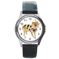 Dog-photo Round Metal Watch by swimsuitscccc