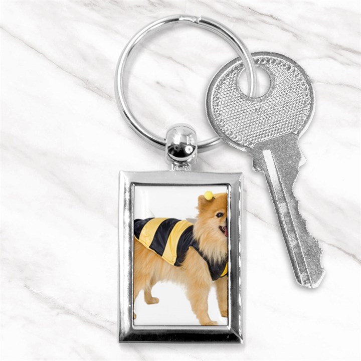 dog-photo Key Chain (Rectangle)