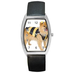 Dog-photo Barrel Style Metal Watch by swimsuitscccc