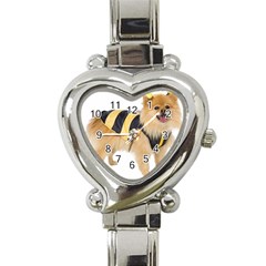 Dog-photo Heart Italian Charm Watch by swimsuitscccc