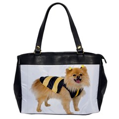 Dog-photo Oversize Office Handbag (one Side) by swimsuitscccc