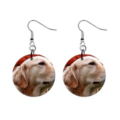 Dog-photo Cute 1  Button Earrings by swimsuitscccc