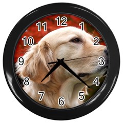 Dog-photo Cute Wall Clock (black) by swimsuitscccc